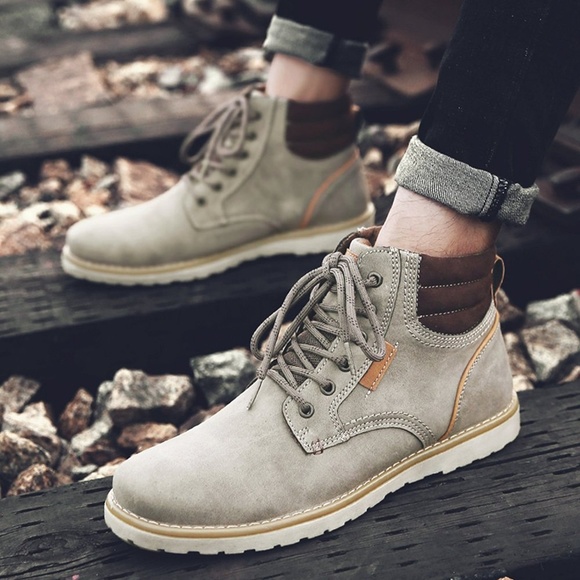 mens waterproof fashion boots